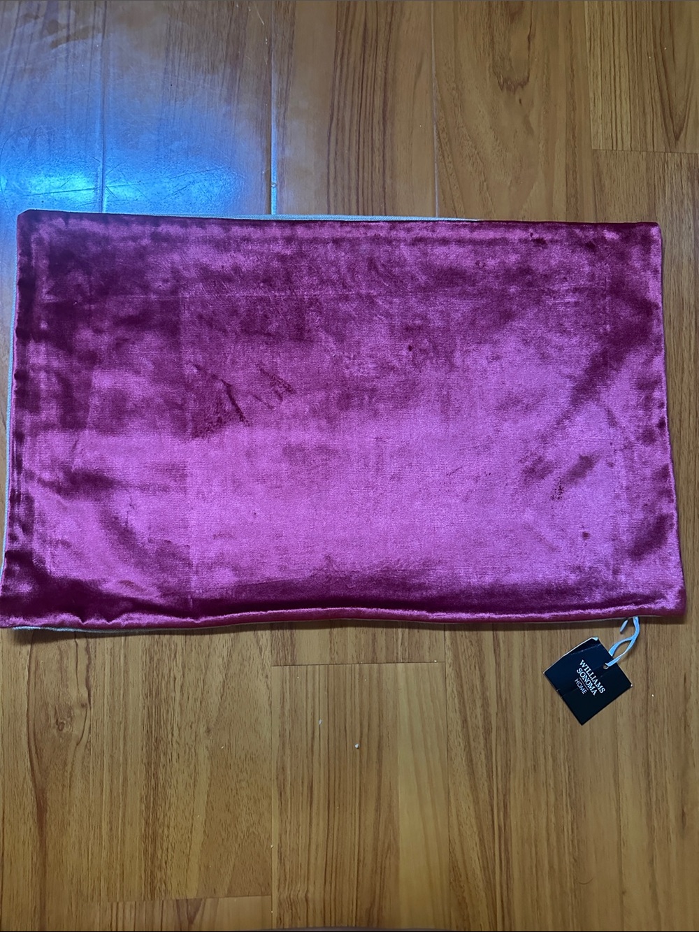 Williams Sonoma Velvet Pillow Cover 14x22